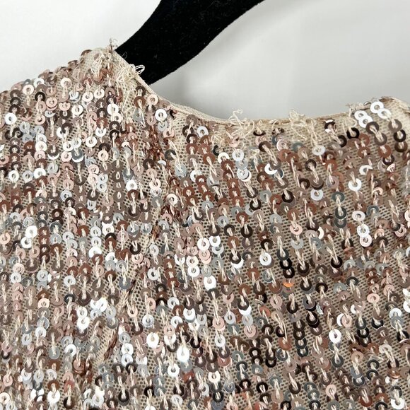 NWT BHLDN Anthropologie Carys Ombre Sequin Long Sleeve Mini Dress - Picture 10 of 12